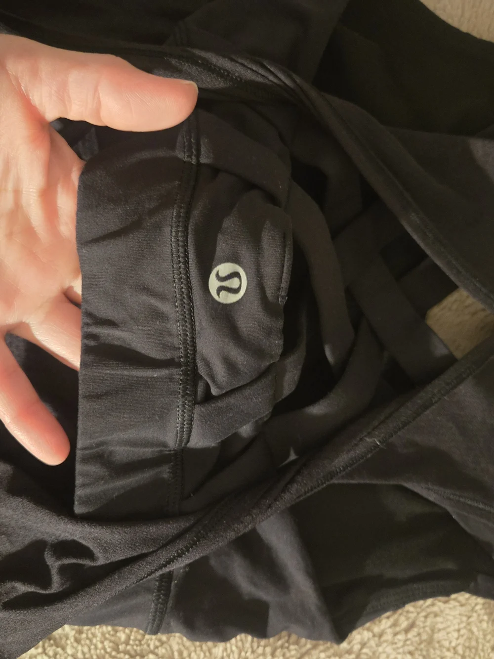 lululemon athletica Black Girls' Athletic Dress with Strappy Back